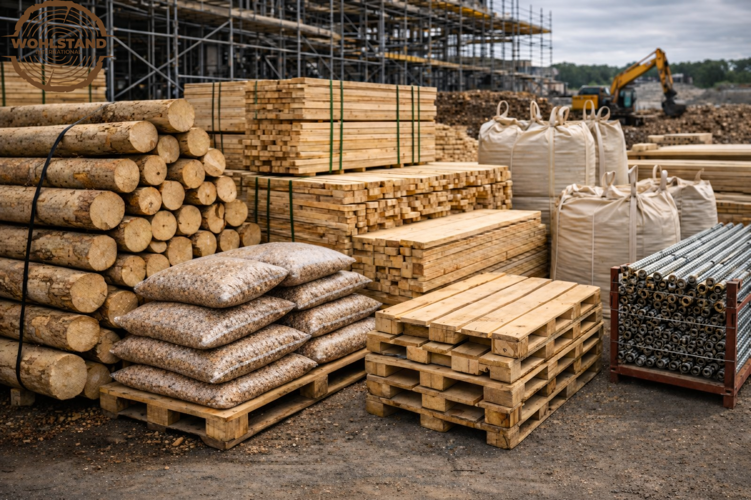 African-Origin Eucalyptus Logs